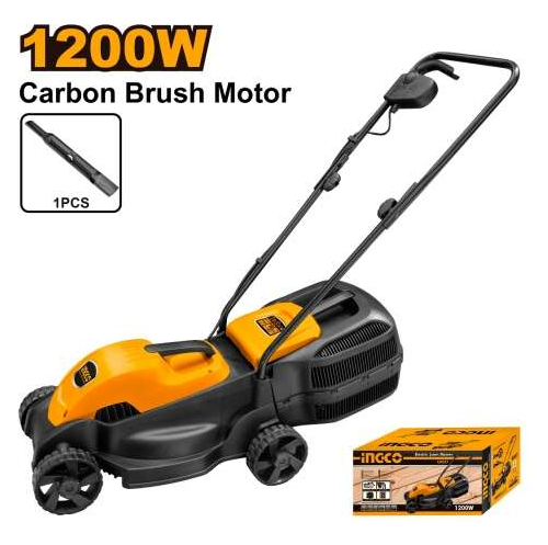 Cortadora De Césped Eléctrica Ingco 1200w 320mm - Imagen 2