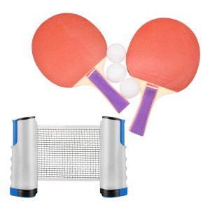 Set De Ping Pong Con Red Retráctil 1.60mts