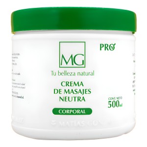 Crema Neutra Para Masajes Matías González - Pote 500cc