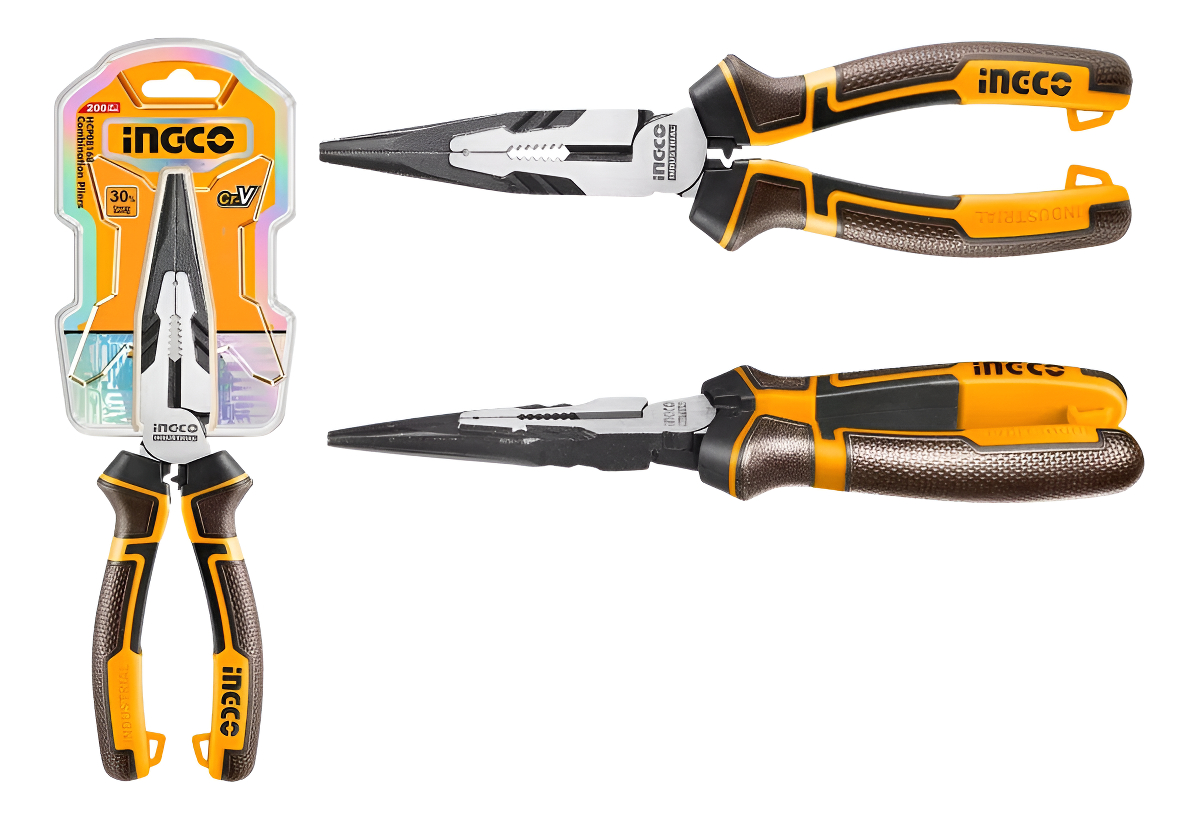 Pinza Punta Fina 6 Energy Saving 30% Cr-v Ingco Hhlnp28160