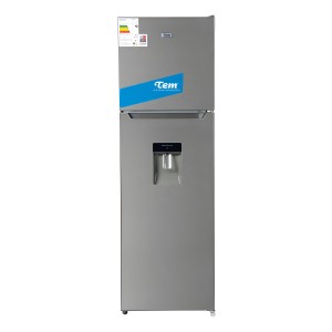 Heladera Tem C/frezzer Acero Inox248 Lts Dispensador De Agua