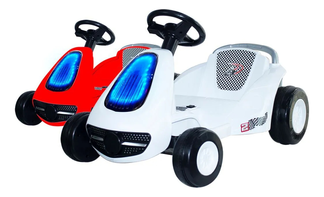Auto A Batería Go Kart Karting Con Luces Y Sonidos - Imagen 7