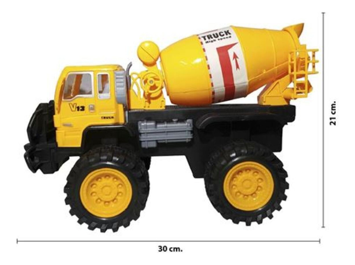 Camión De Juguete Hormigonera Mezcladora De Cemento - Imagen 3