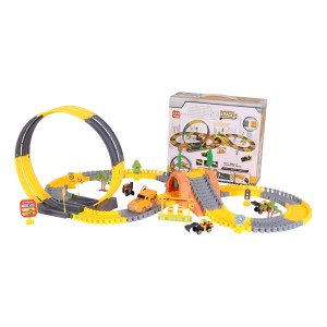 Pista Flex Construcción Con Luz - 181 Piezas