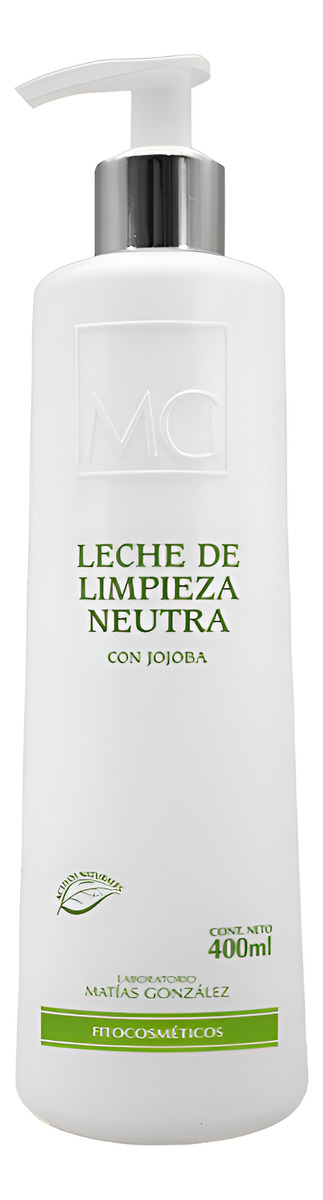 Leche De Limpieza Neutra Con Jojoba 400ml.