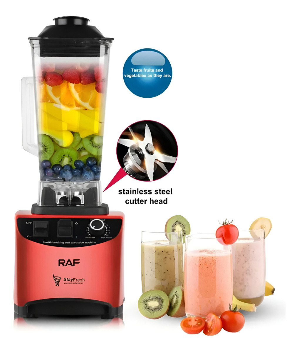 Licuadora Multifuncional Raf 2lt 2400w + Mezcladora - Imagen 2
