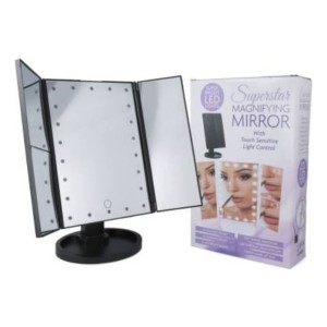 Espejo Táctil Con Luz Led 35 X 28.5 X 11.5 Cm Maquillaje