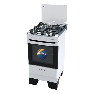 Cocina A Gas Enxuta Cenx27542w Con Grill Electrico Color Blanco