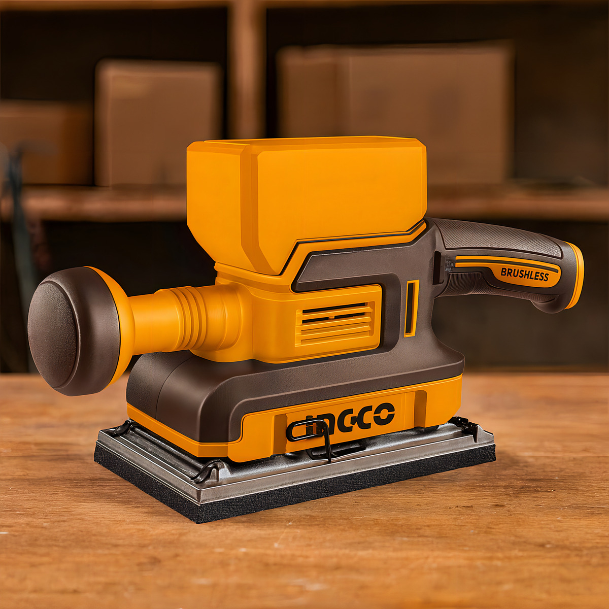 Lijadora Orbital A Batería Brushless Motor 20v P20s Color Na - Imagen 2