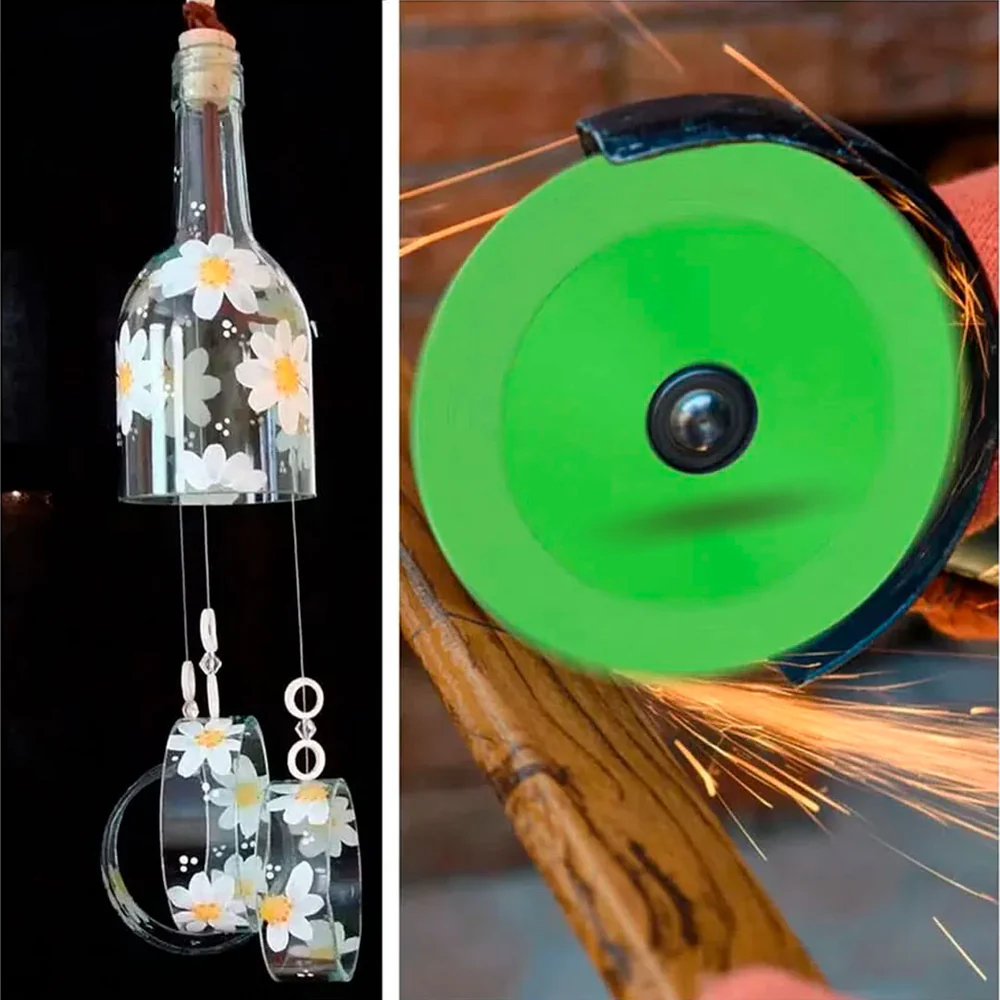 Set De 3 Discos Leisel De Corte Ultra Fino De Vidrio 100mm - Imagen 5