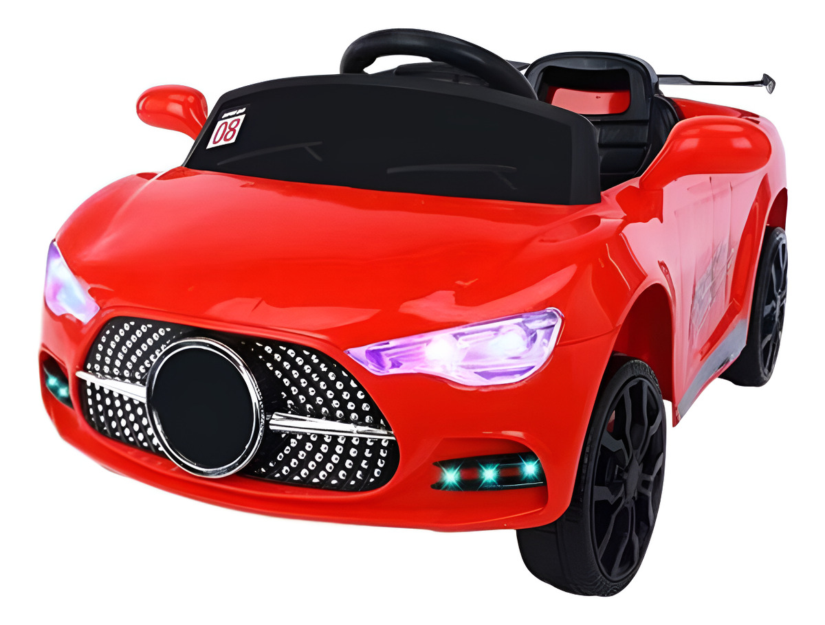 Auto A Batería Tipo Convertible Con Luz Y Sonido