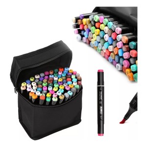 Marcadores Doble Punta Touch De Punta Doble Pack X80