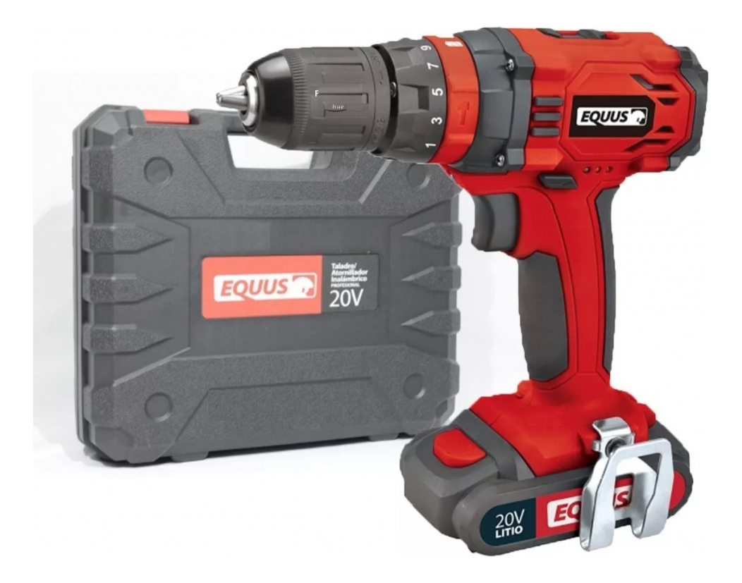 Taladro Atornillador Inalambrico 20v 2 Baterias + Accesorios - Imagen 2
