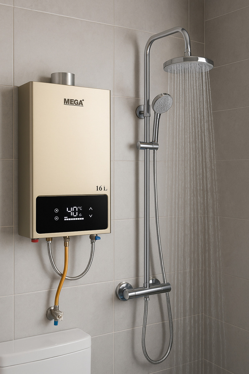 Calentador Instantaneo Mega De 16 Lts Tiro Balanceado - Imagen 2