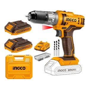 Atornillador 20v Percutor Mandril Metal Valija Ingco Cidli20 Naranja 50/60hz