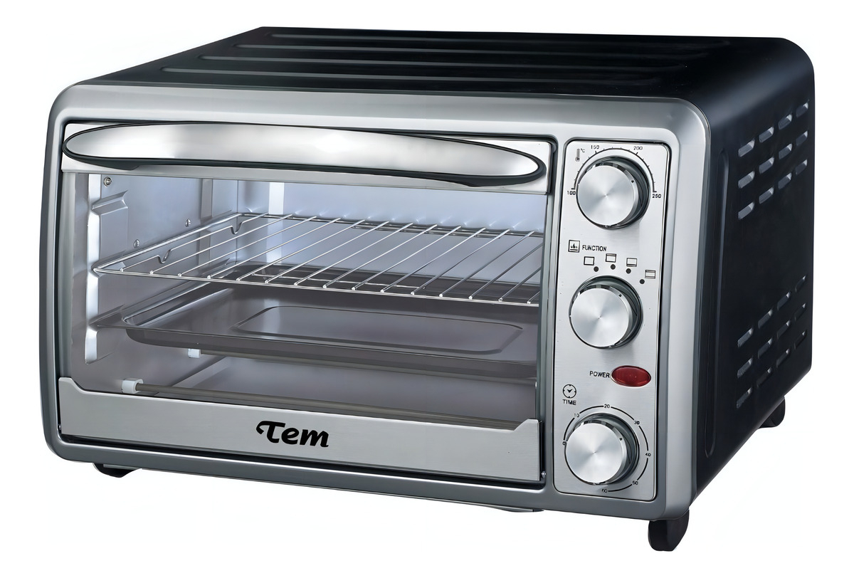 Horno De Mesa Eléctrico Tem T1leo22 22l Negro/acero