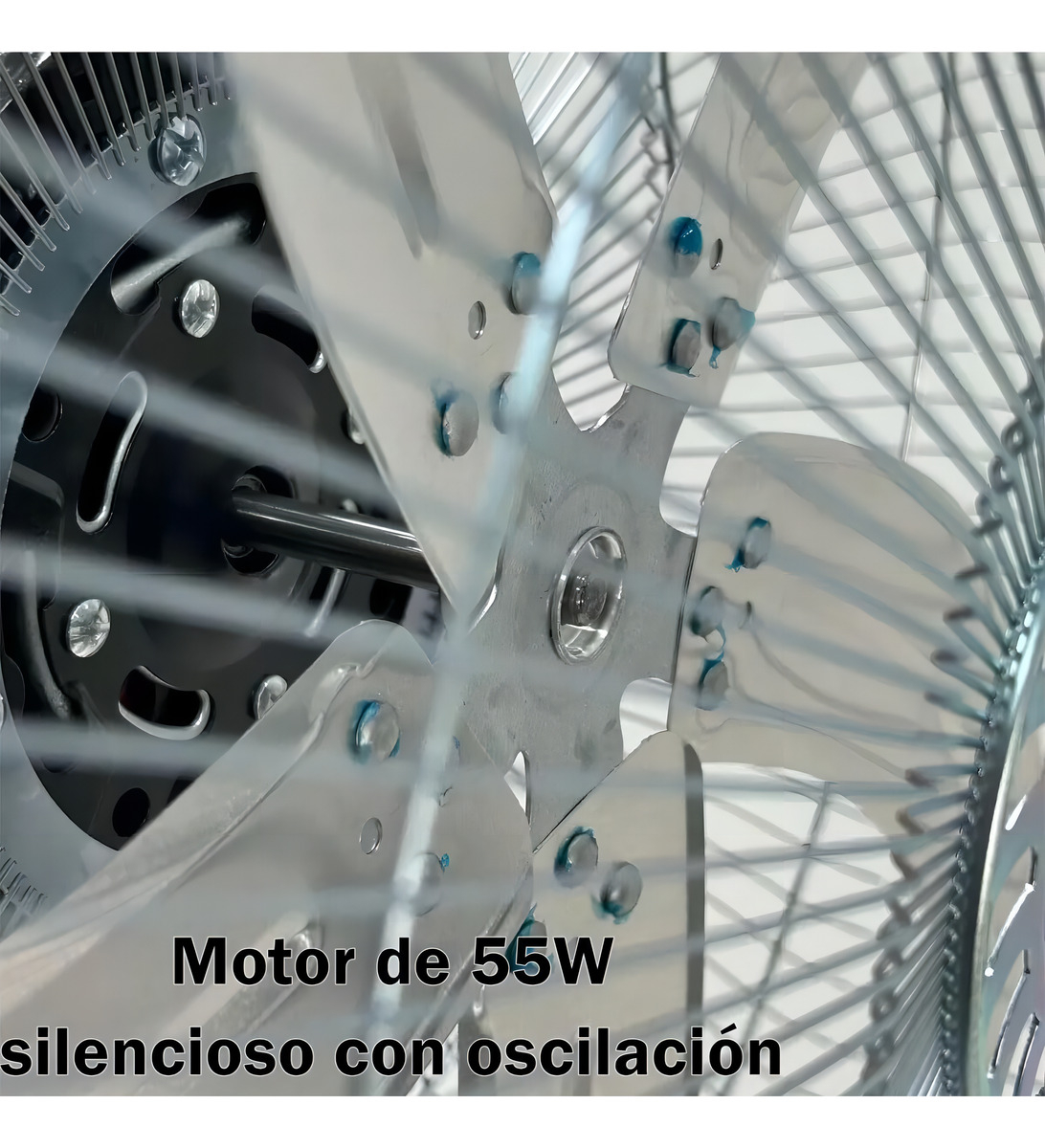Ventilador 3 En 1 , 5 Aspas De Metal, Potente Y Silencioso, Diseño Versátil, X1 Unidad, Color Negro, Alta Calidad - Imagen 7