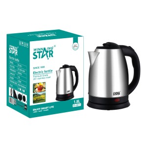 Hervidor Eléctrico Winning Star Acero Inoxidable 1.8l 1500w Plateado