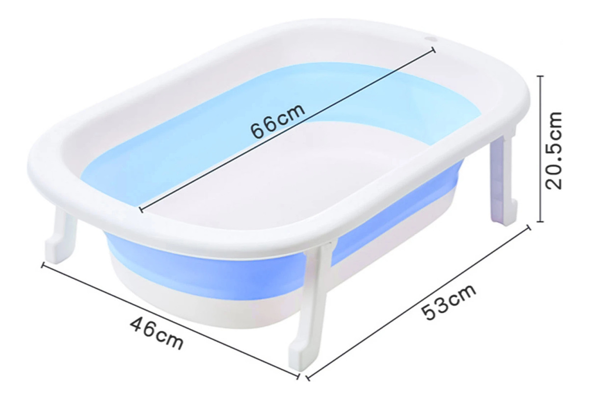 Bañito Bebé Plegable Con Colchon Baby Splash Y Accesorios - Imagen 5
