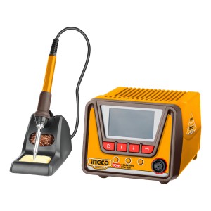 Estacion De Soldado Estaño Digital 60w Ingco I016923 Smf Color Amarillo