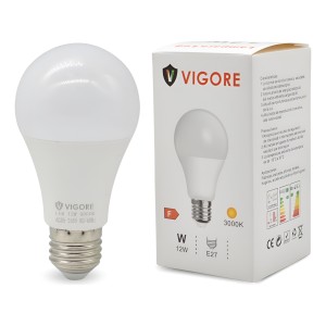 Lámpara De Luz Led Vigore 12w Luz Cálida Y Fria