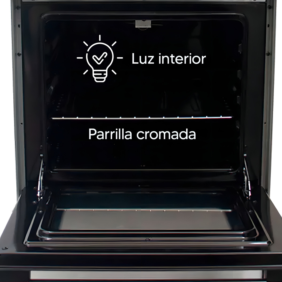 Cocina Super Gas Enxuta Cenx9504n 4 Hornallas Luz En Horno - Imagen 3