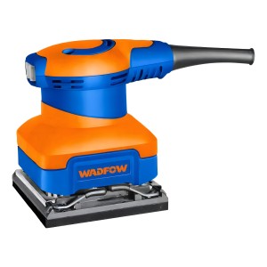 Lijadora Orbital De Palma Wadfow 240w 14000 Rpm Rey Ofertas Color Azul Y Naranja