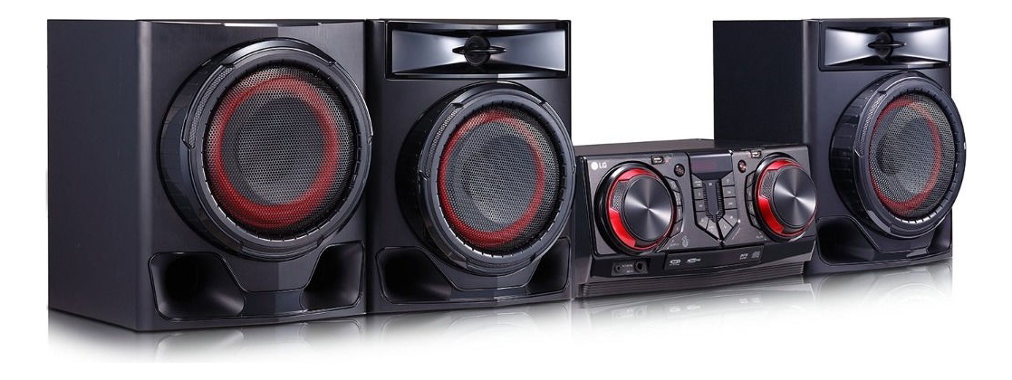 Minicomponente LG Xboom Cj45 Negro Y Rojo Con Bluetooth 720w - Imagen 6
