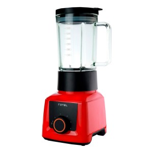 Licuadora Rotel 72774 1000w 2.3l Vaso Vidrio 4 Velocidades Roja Rojo