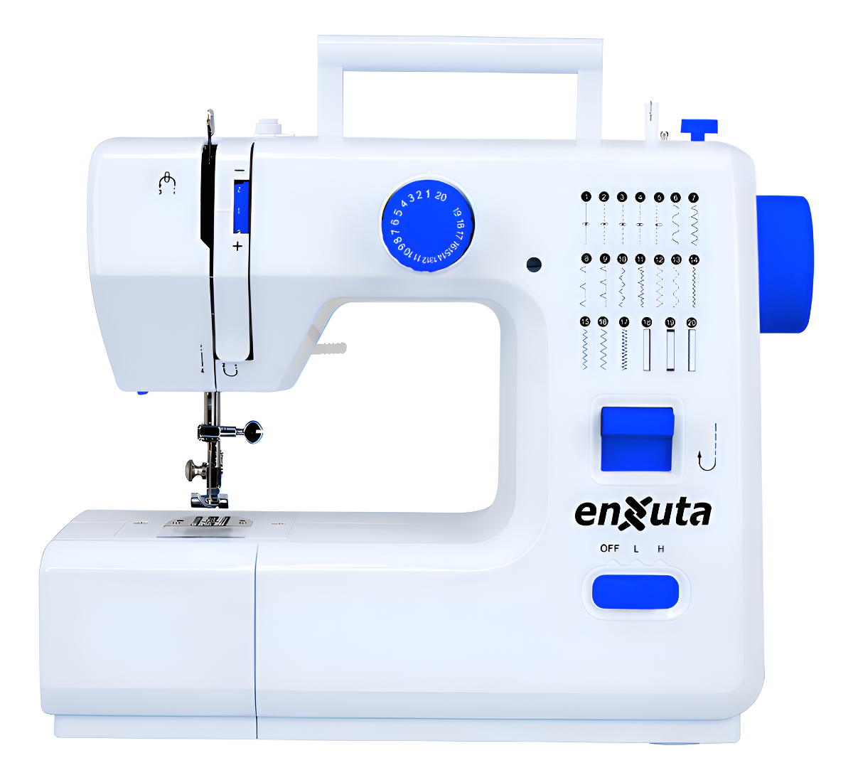 Máquina De Coser Enxuta Mcenx3720 20 Patrones De Puntadas