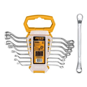 Ff Juego 8 Llaves Combinadas Curvo Ingco 6-22mm Hkspa3088