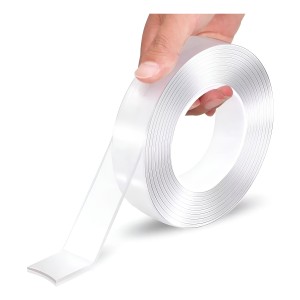 Cinta Nano Gel Doble Faz Trasparente Adhesiva 5mts Original