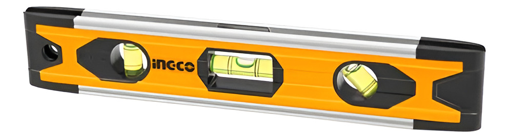 Nivel Mini De Mano 22.5 Cm Magnético Ingco Hmsl01030