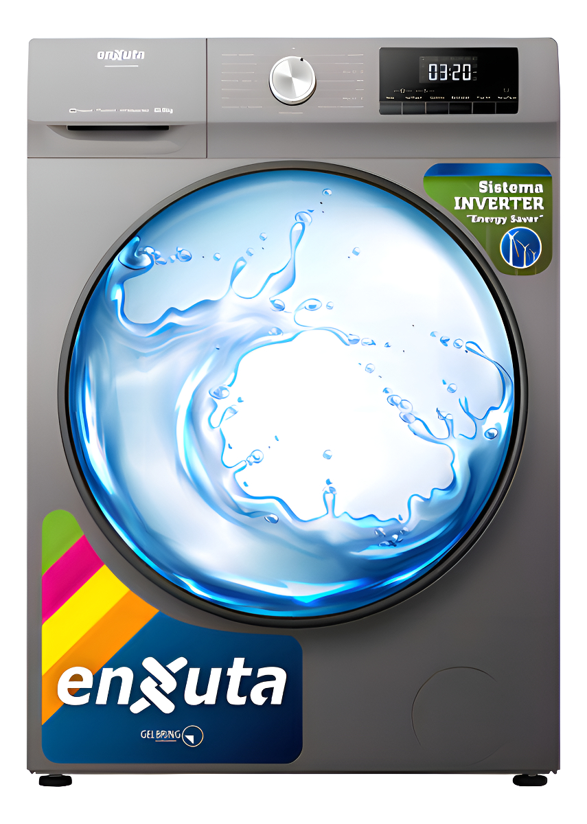 Lavasecarropas Inverter Enxuta Lsenx1610560s 10.5 6 Kg