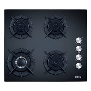 Anafe A Gas Enxuta Aenx5542ng Vidrio Color Negro