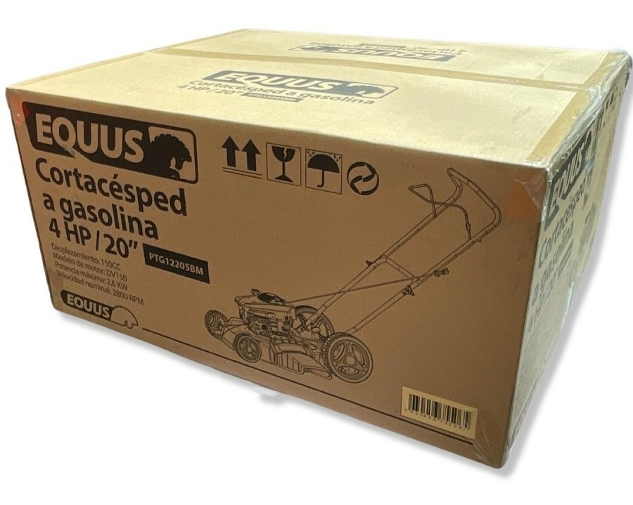 Cortadora De Césped Equus A Nafta 4 Hp 20 Pulgadas Color Negro Y Rojo - Imagen 7