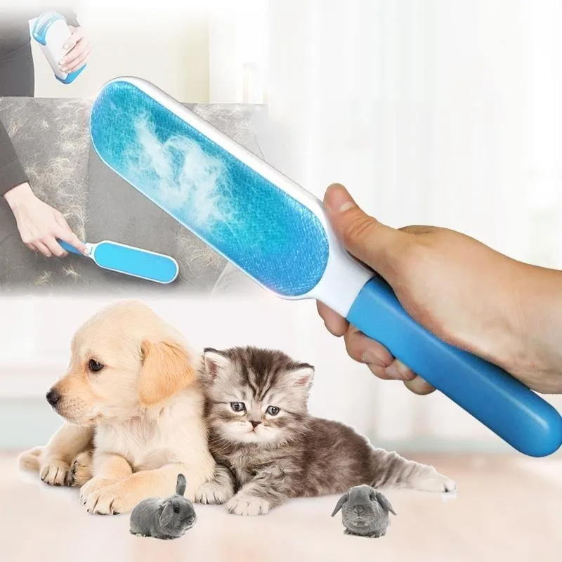 Cepillo Removedor Pelos Mascota Gato Perro Autolimpiante - Imagen 5