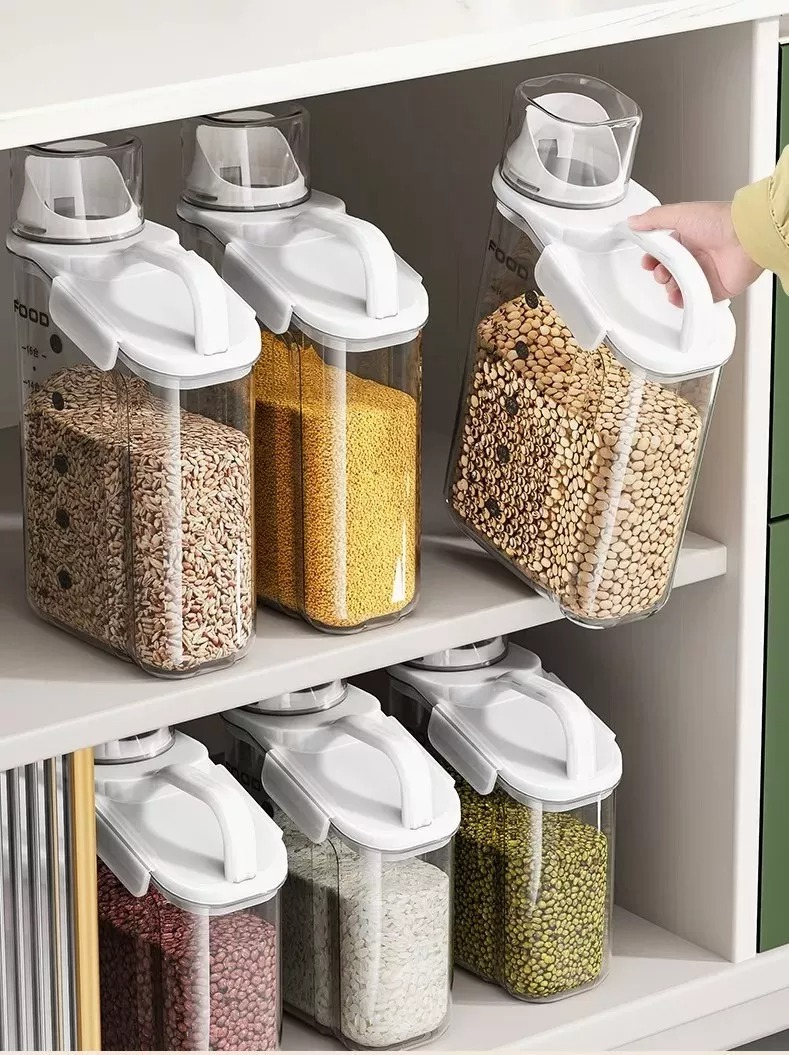 Contenedor De Almacenamiento De Alimentos Cereales Sellados - Imagen 8