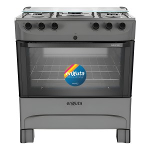 Cocina Supergas 5 Hornallas Titanio Con Termocupla Enxuta