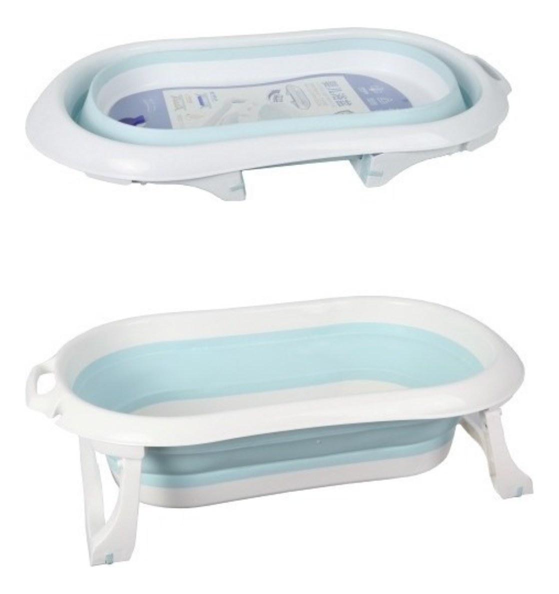 Bañito Bañera Baño Bebés Niños Plegable Antideslizante - Imagen 3