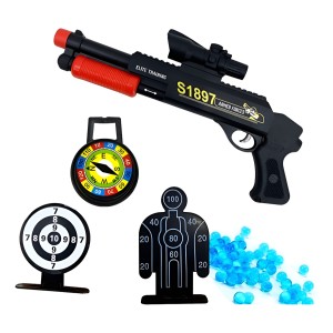 Pistola Con Mira Lanza Balines Y Objetivos