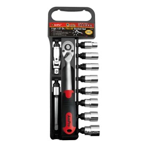 Ratchet Juego De Dados En Blister 1/2 11pz Ampro