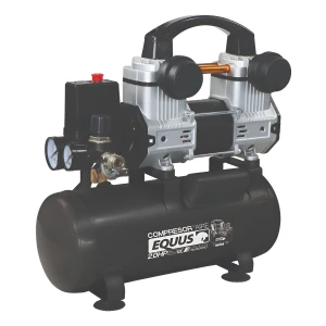 Compresor De Aire 10l Silencioso Sin Aceite Equus