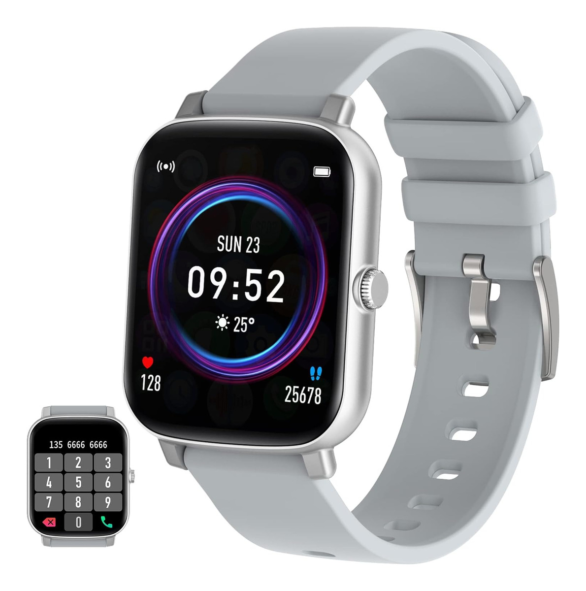 Smartwatch Tlc Mvefoit 1.7 Metal Resistente Al Agua - Imagen 28