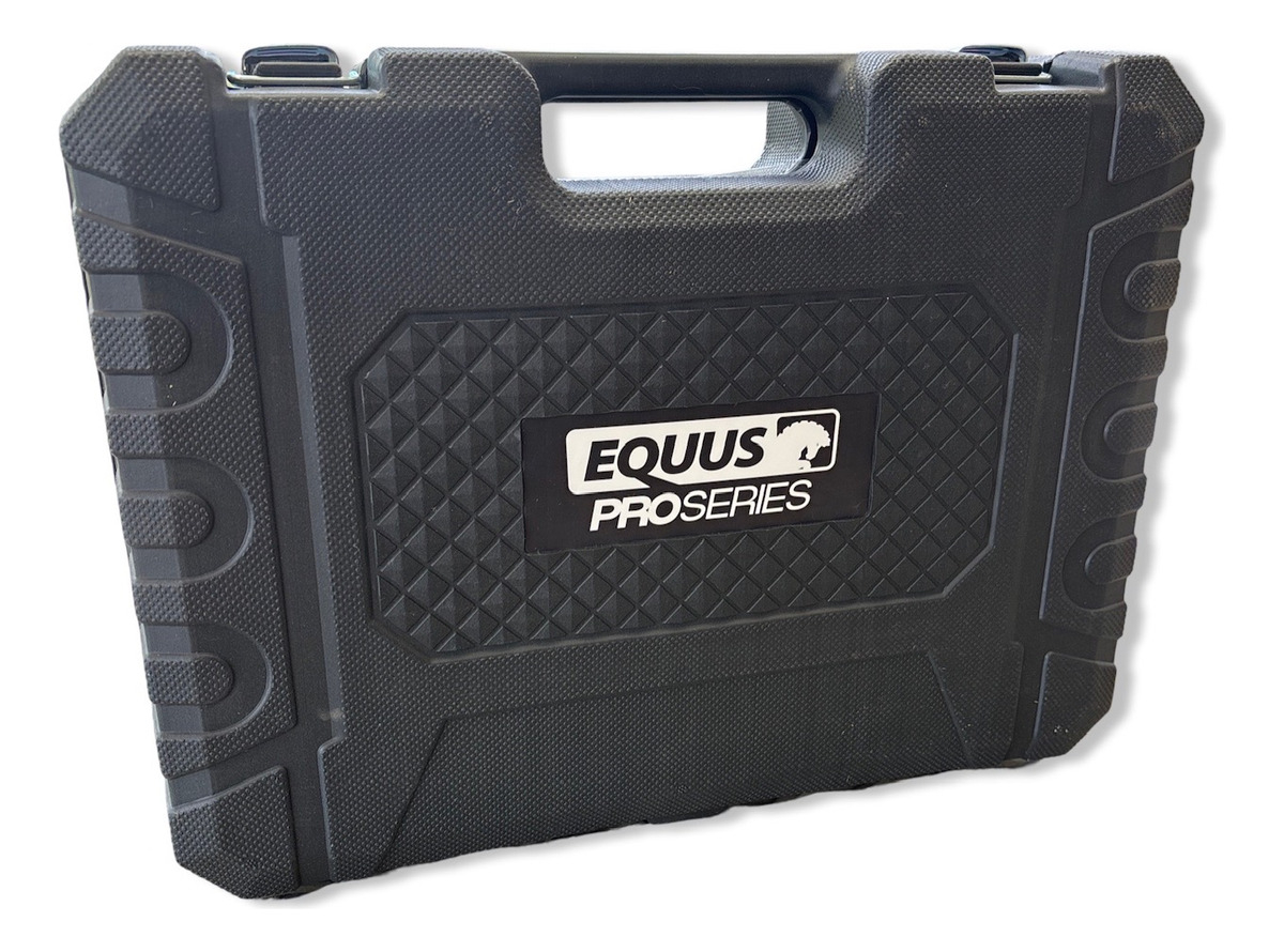 Taladro Equus Pro Series Motor S/ Carbones Con 1 Bateria Rojo - Imagen 2