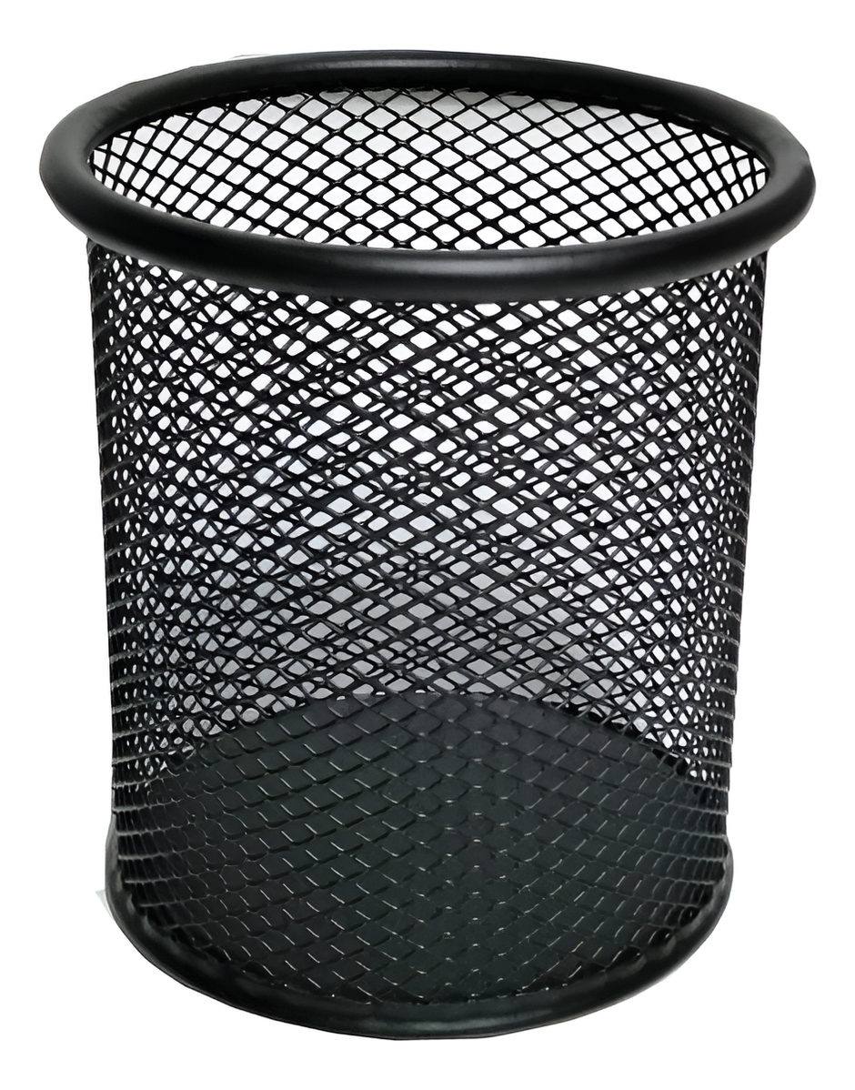 Porta Lapiz Lapicera Cilindrico De Metal Calado Oficina