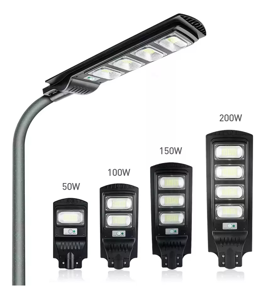 Foco Solar Led 200w Control Soporte Sensor Japón - Imagen 4