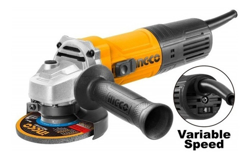 Amoladora Vel Variable 900w Ag900285 Ingco - Smf Color Anaranjado Frecuencia 50-60 - Imagen 2