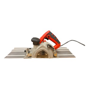 Sierra Circular Con Guia Equus 1,5m 1400w Con Bolso Color Rojo