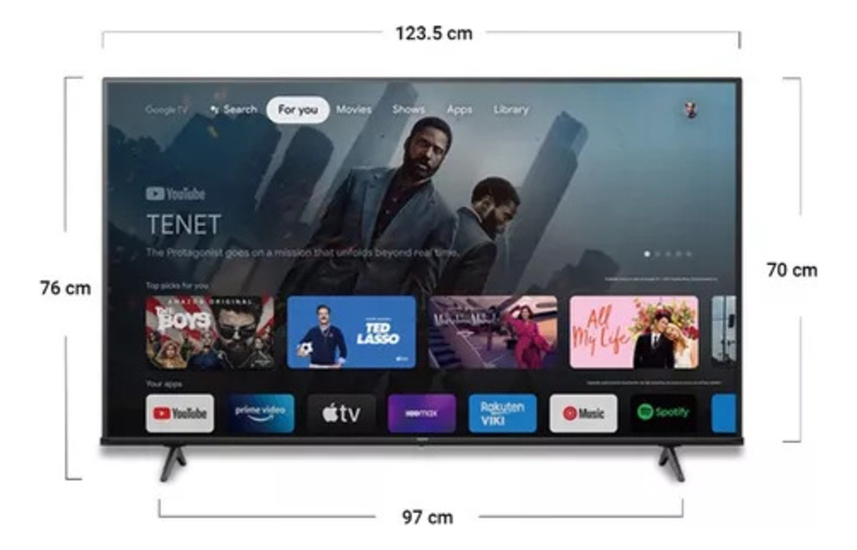 Tv Smart Panavox 55 Google Aip 4k Uhd - Imagen 2